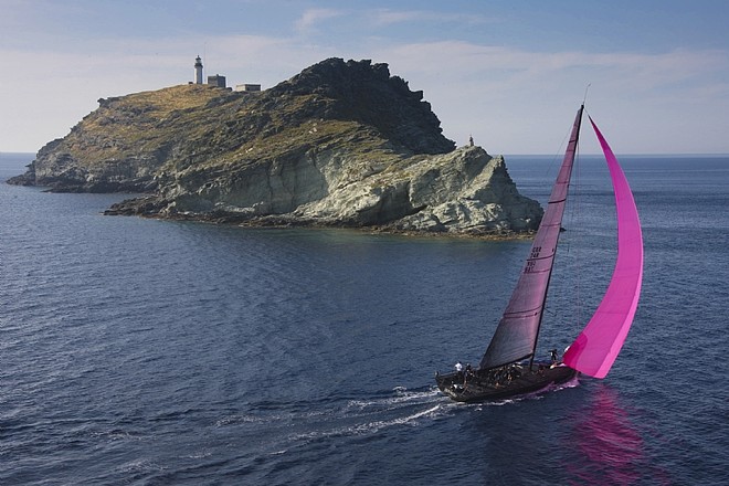 JETHOU, GBR rounding the Giraglia Rock - Giraglia Rolex Cup 2012 ©  Rolex / Carlo Borlenghi http://www.carloborlenghi.net